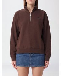 Maison Kitsuné - Maison Kitsun&Eacute Cotton Half-Zip Turtleneck Sweatshirt With Contrast Logo - Lyst