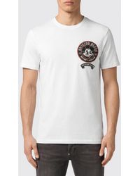 Philipp Plein - Money Mouse Cotton T-Shirt With Rhinestone Application - Lyst