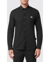 Philipp Plein - Classic Cotton Poplin Shirt - Lyst