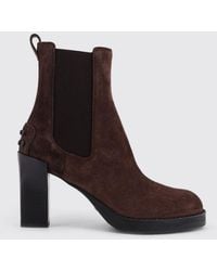 Tod's - Suede Boots - Lyst