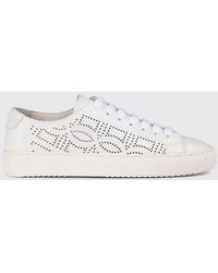 Doucal's - Perforated Leather Sneakers - Lyst