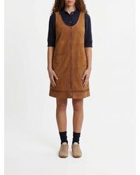 La Martina - Suede Mini Dress - Lyst