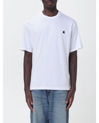 Carhartt - Madison Cotton T-Shirt With Embroidered Logo On The Chest - Lyst