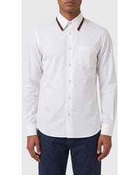 Gucci - Slim Fit Cotton-Blend Shirt With French Collar - Lyst