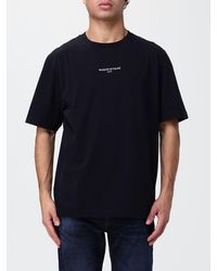 Maison Kitsuné - Maison Kitsun&Eacute Cotton T-Shirt With Contrast Logo And Crew Neck - Lyst