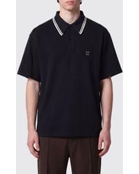 Needles - Relaxed-Fit Cotton Polo Shirt With Logo Patch - Lyst