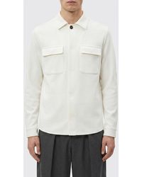 Eleventy - Cotton Blend Shirt Jacket - Lyst
