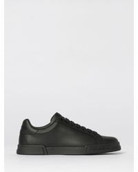 Dolce & Gabbana - Dolce &Amp Gabbana Portofino Leather Sneakers - Lyst