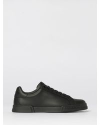 Dolce & Gabbana - Dolce &Amp Gabbana Portofino Leather Sneakers - Lyst