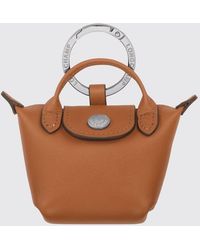 Longchamp - Le Pliage Xtra Leather Keychain - Lyst