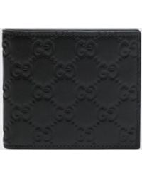 Gucci - Gg Emblem Leather Wallet With Gg Monogram - Lyst