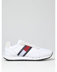 Tommy Hilfiger - Sneakers Retro Runner in pelle e tessuto - Lyst