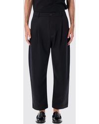 Studio Nicholson - Tuck Pleated Wide-Leg Trousers - Lyst