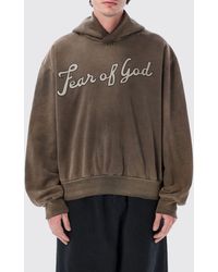 Fear Of God - Cotton Hoodie With Logo - Lyst