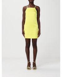 Twinset - Mini Crepe Dress With Rhinestones - Lyst