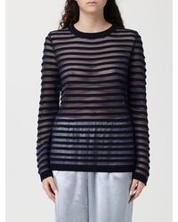 Fabiana Filippi - Crew Neck Cotton And Linen Sweater - Lyst