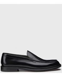 Doucal's - Brushed Leather Loafers - Lyst