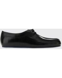 Jil Sander - Hood Calf Leather Derby Shoes With Rubber Sole - Lyst