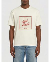 Ami Paris - Cotton T-Shirt With Logo - Lyst