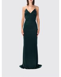Tom Ford - Long Satin Evening Gown With Jewelled Straps And Train - Lyst