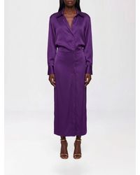 The Attico - Midi Chemisier Dress - Lyst
