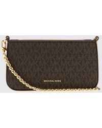 Michael Kors - Bryant Monogram Canvas Mini Shoulder Bag With Removable Strap - Lyst