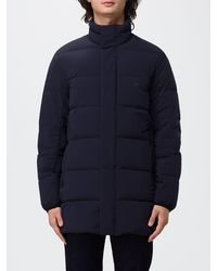 Emporio Armani - Knee-Length Water-Repellent Quilted Nylon Down Jacket - Lyst