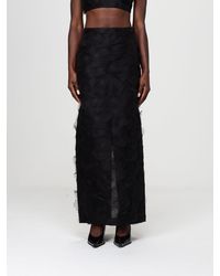 Max Mara - Long Silk Jacquard Skirt - Lyst