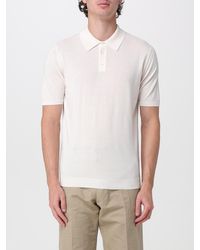 Roberto Collina - Short-Sleeved Cotton Polo Shirt With Three-Button Placket - Lyst