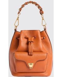 Coccinelle - Beat Generation Grained Leather Bucket Bag - Lyst