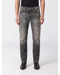 DIESEL - D-Strukt Slim Fit 5-Pocket Stretch Denim Jeans With Worn Effect - Lyst
