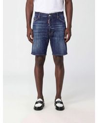 DSquared² - Regular Fit Five-Pocket Denim Shorts - Lyst