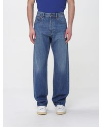 Valentino - Cotton Straight Leg Jeans - Lyst