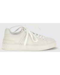 Balmain - B-Court Leder-Sneakers - Lyst
