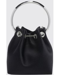 Jimmy Choo Mini Paris Peppermint Coarse Glitter Fabric Super Mini