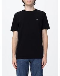 DSquared² - Slim Fit Cotton Crewneck T-Shirt With Applied Logo - Lyst