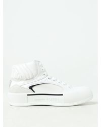 Alexander McQueen - Sneakers in pelle e tessuto - Lyst