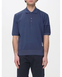 Thom Browne - 4-Bar Cotton Polo Shirt - Lyst