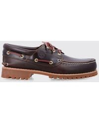 Timberland - Authentic 3-Eye Lug Leather Boat Shoes - Lyst