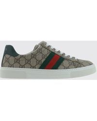 Gucci - Sneakers With Gg Monogram And Web Detail - Lyst