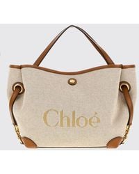 Chloé - Chlo&Eacute Clover Small Canvas Handbag With Jacquard Logo - Lyst