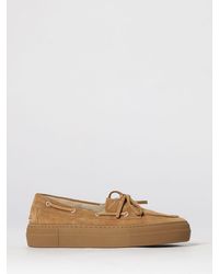 COPENHAGEN - Suede Boat Loafers - Lyst