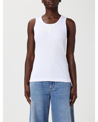Dolce & Gabbana - Dolce &Amp Gabbana Cotton Top With Logo - Lyst