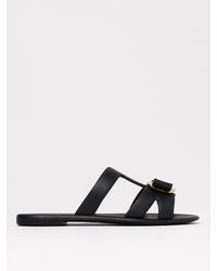 Ferragamo - Acqua Leather Sandals - Lyst