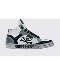 Philipp Plein - High-Top Skull Sneakers - Lyst