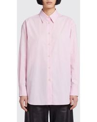 Jil Sander - Relaxed Fit Cotton Shirt With Classic Collar And Dropped Shoulders - Lyst