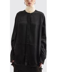 Jil Sander - Camisa Satinada Fluida - Lyst