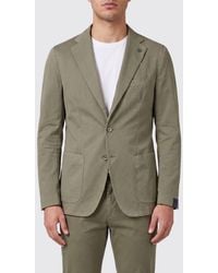 Santaniello - Cotton Single-Breasted Blazer - Lyst