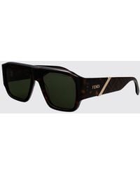 Fendi - Diagonal Sunglasses - Lyst