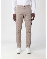 C.P. Company - Stretch Cotton Cargo Trousers - Lyst